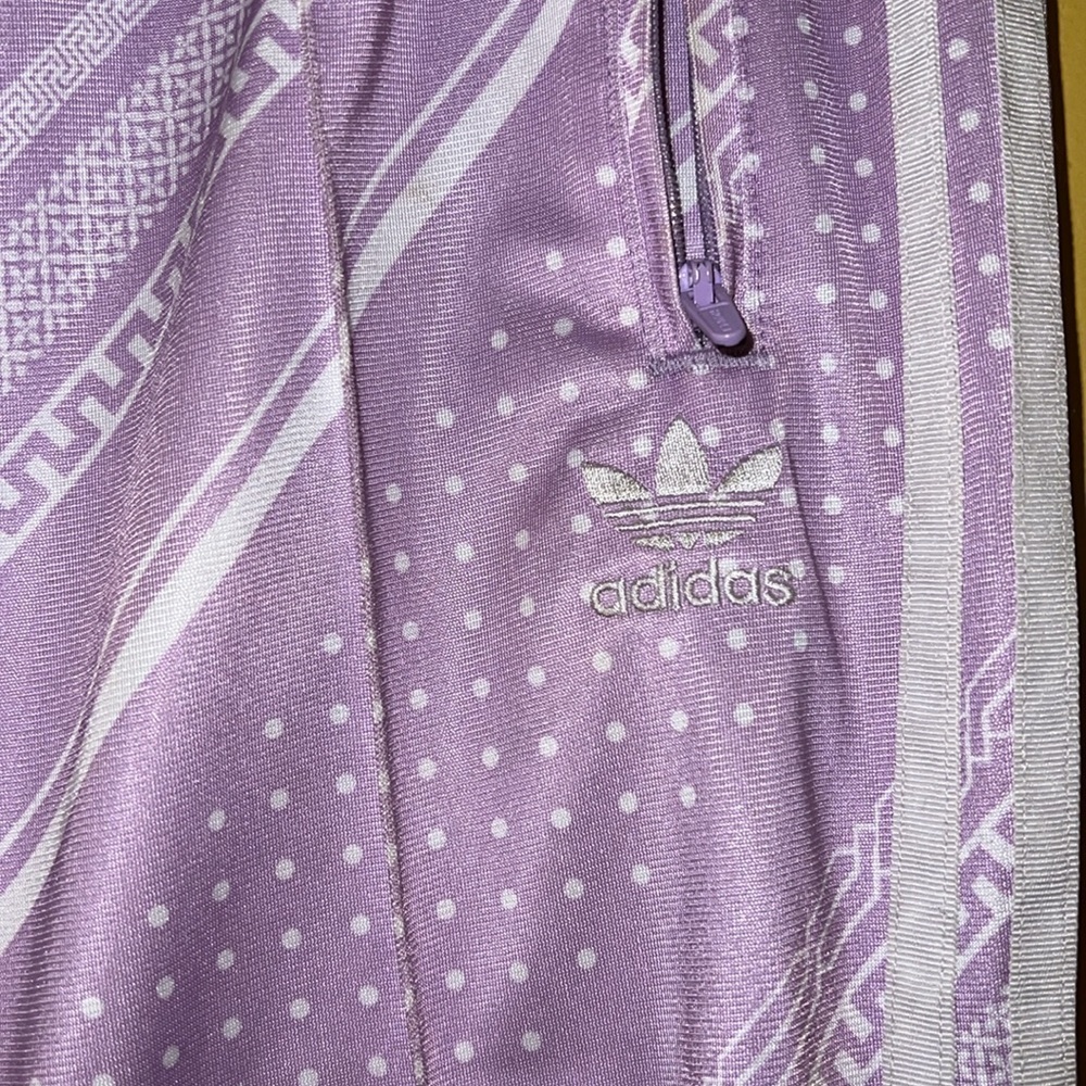 Adidas Bandana Print Lilac Track Pants Superstar - Picture 10 of 12